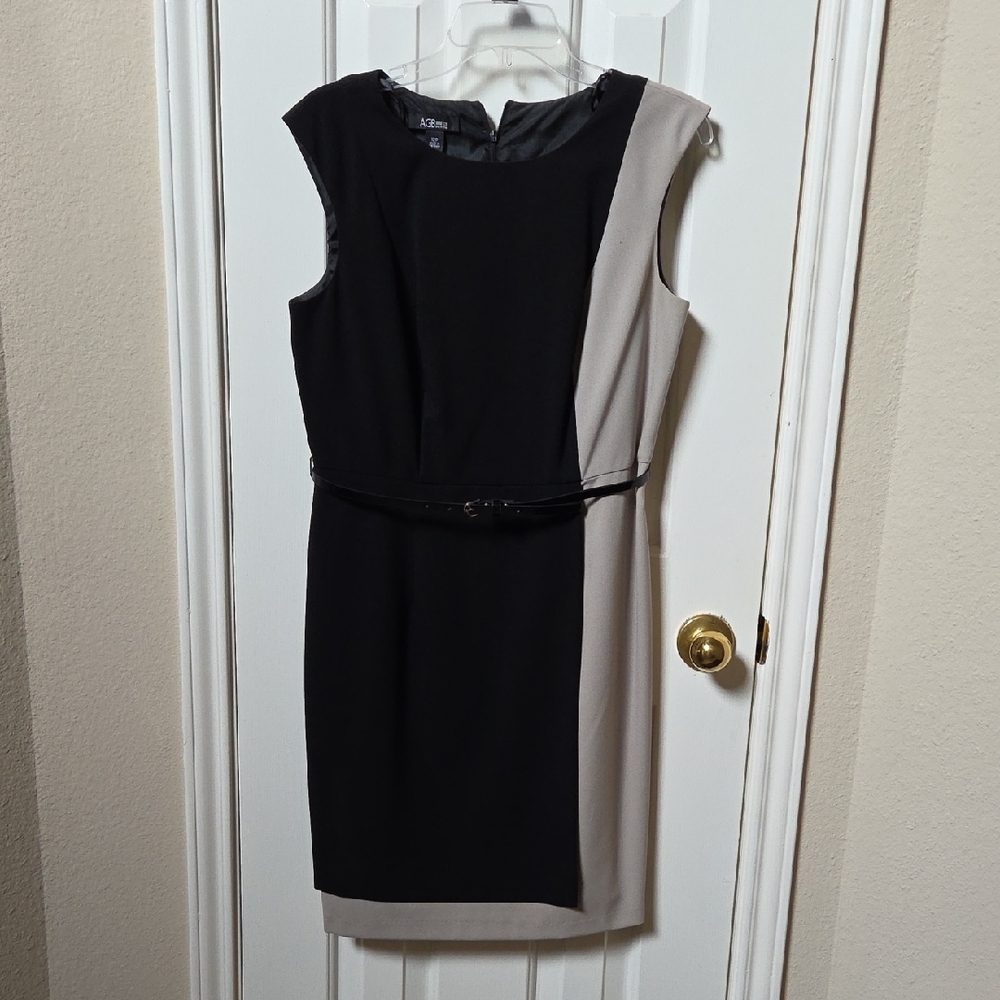 AGB Black and Tan Dress